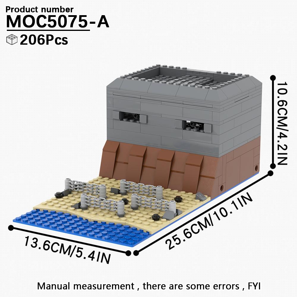 MOOXI WW2 Modern Military Architecture MOC Model Bricks DIY Diorama Adult Children Toy Building Blocks Set Montessori Gift Model