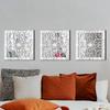 Farmhouse Style Wooden Wall Acrylic Mirror Wall Sticker Wall Decoration