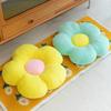 Rabbit Fur Flower Seat Cushion Plush Toy Candy Color Sunflower Throw Pillow Small Daisy Pillow Office Cushion