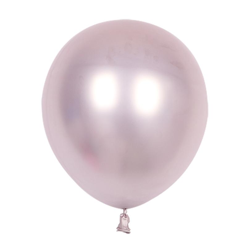 

Большой 18-дюймовый металлический хромированный латексный шар, украшение для комнаты на день рождения, свадьбу 18 inch pink metal ball