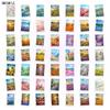 10 30 50Pcs Cartoon Oil Painting Landscape Stickers Book Diy Skateboard Toys Guitar Luggage Suitcase Decoration Graffiti Sticker