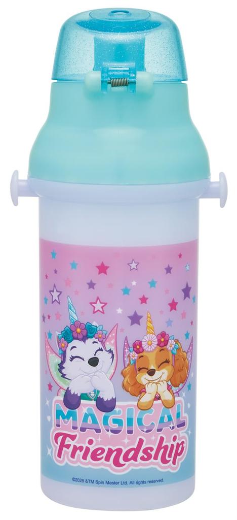 Skater Direct Drinking Water Dishwasher Made In Paw Patrol Unicorn Children's Bottle, Plastic, 480ml, One-Push Open/Close, Safe, Japan, Design,