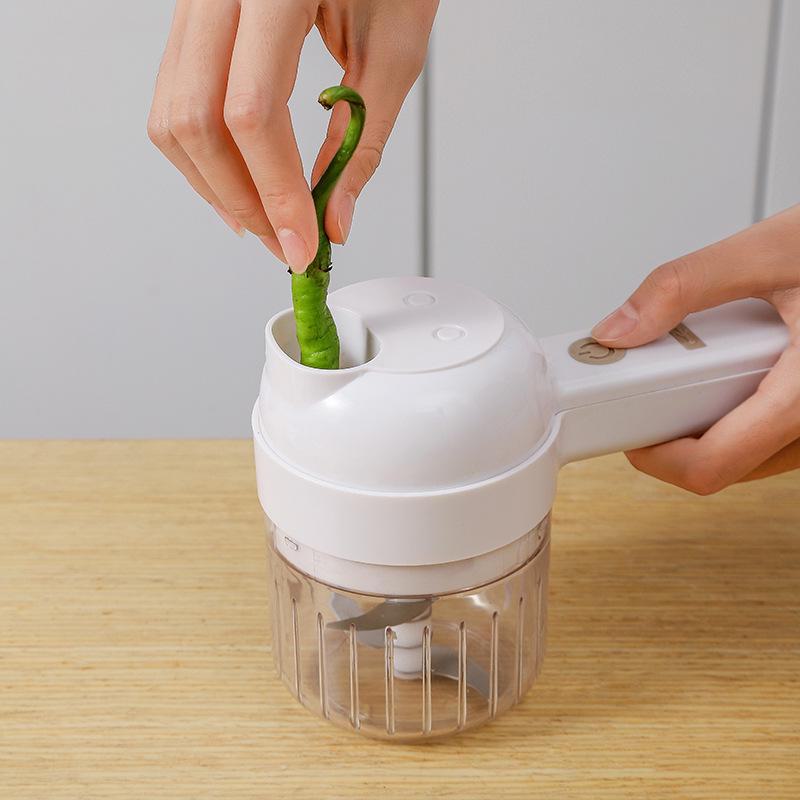 Electric Multi-Function Vegetable Cutter & Garlic Pounder