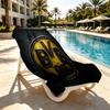 Borussia Dortmund Print Beach Towel Design, Soft, Lightweight. for Home Bathroom, Spa, Pool, Yoga, Surfing, Camping, Gift for Family, Friend