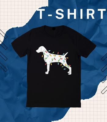 Weihnachtsbeleuchtung Weimaraner Niedliches Geschenk für Hundeliebhaber Essential T-Shirt Chris.
