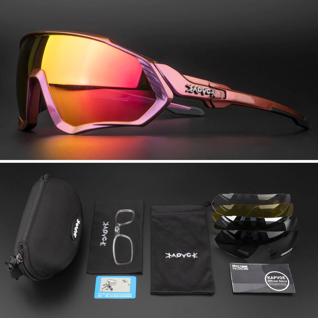 Cycling Glasses Men and Women Outdoor Running Bicycle Polarized Eye Protection Goggles