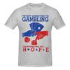 Non sono dipendente dal gioco d'azzardo Sono dipendente dalla speranza Fantastici Magliette Grafica Y2k Idea Magliette Per Unisex Wounisex Top