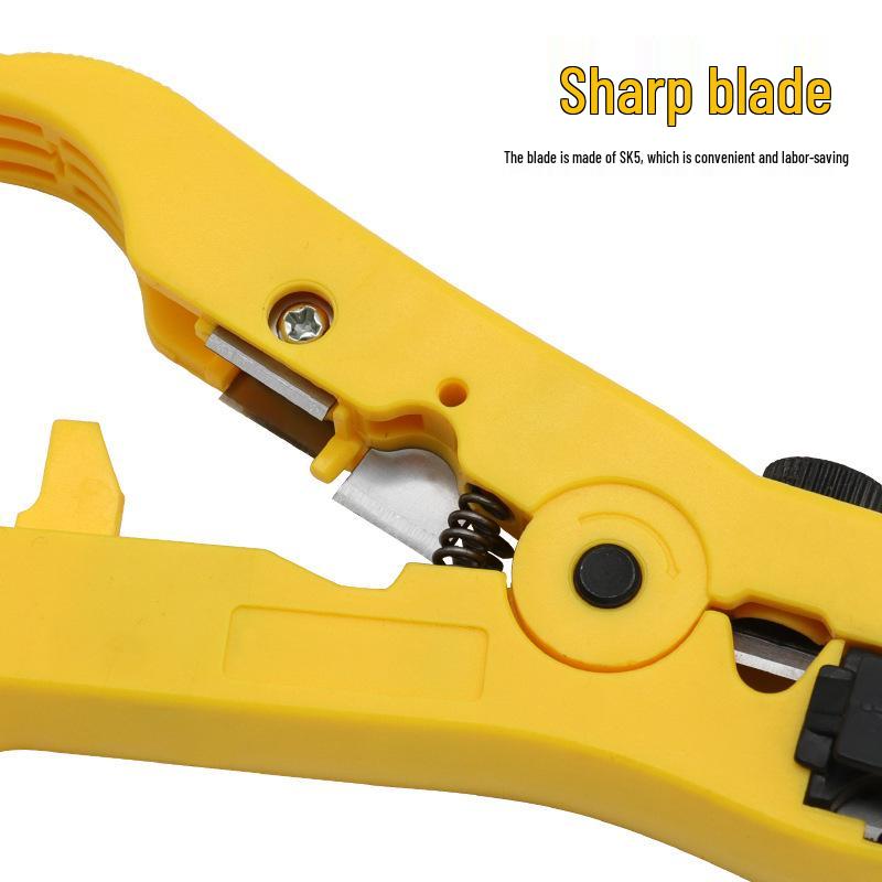 Coaxial & Network Cable Stripping and Cutting Pliers