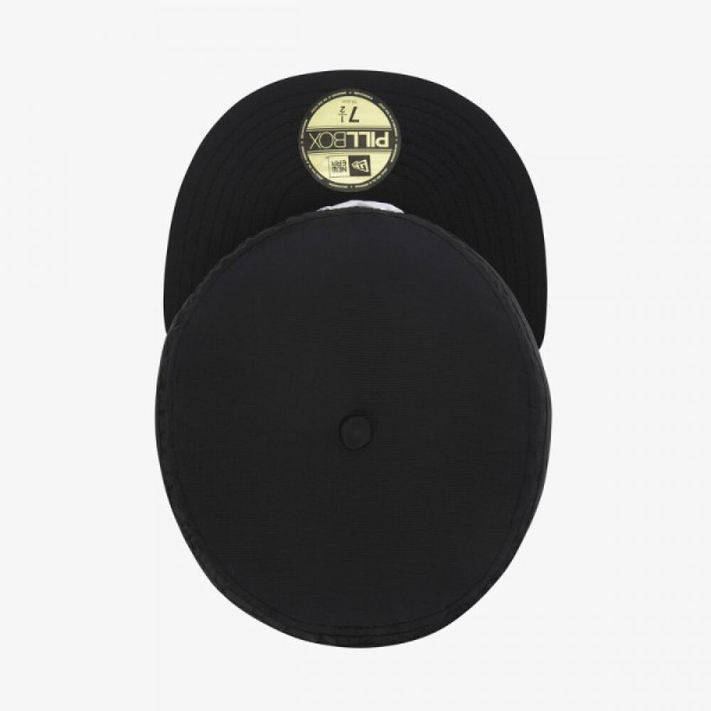 New Era Mlb New York Yankees Nylon Metal Filbox Fitted Cap Black