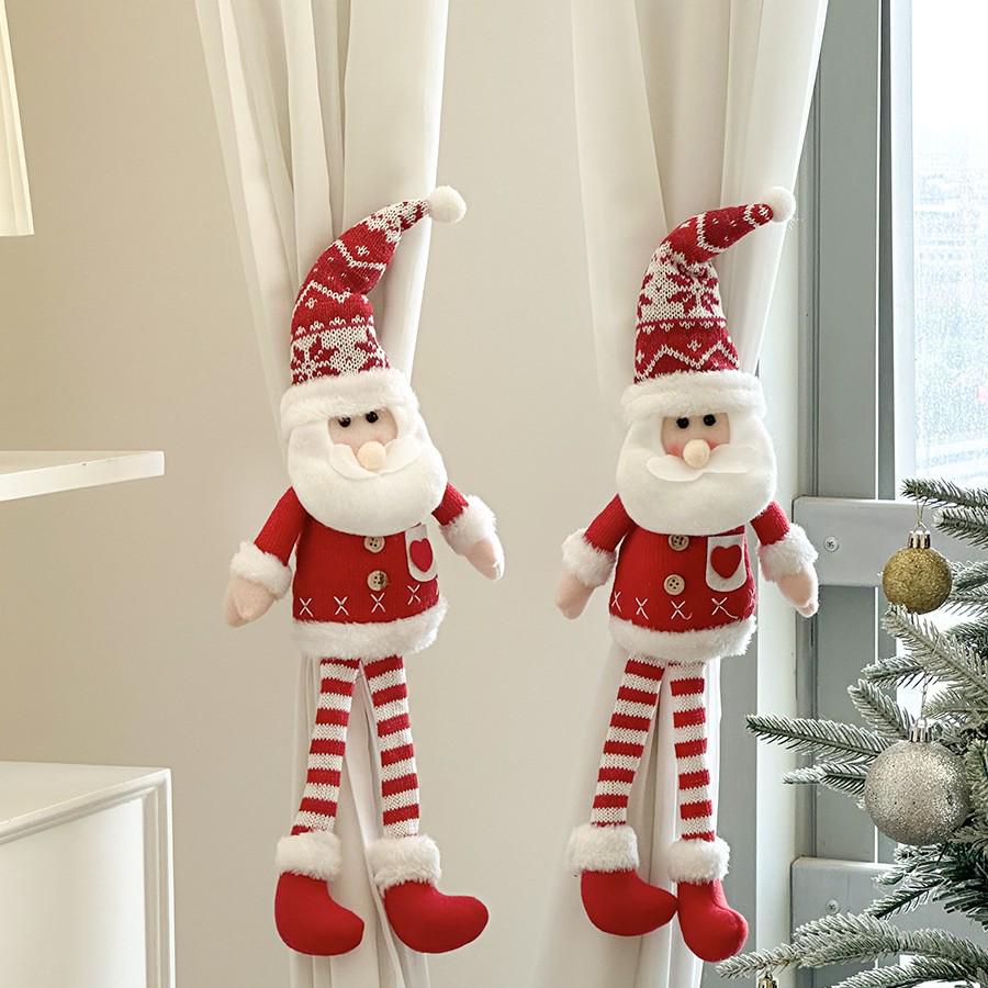 Kreative Weihnachtsmann Vorhangschnalle - Weihnachtsdekoration und Neujahrszimmer-Requisiten