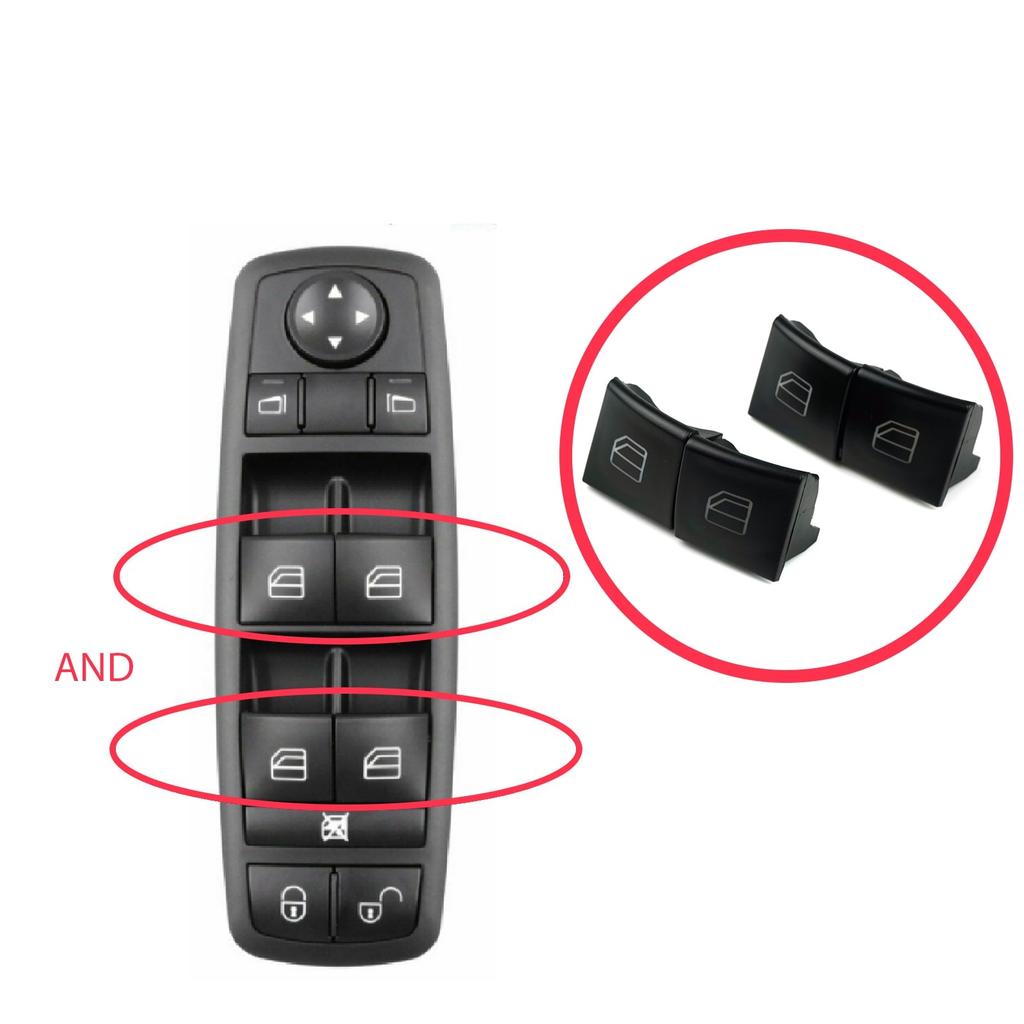 EDP110-2 Master Driver Switch Left Right Window Button Cover Cap for Mercedes A Class W169 B Class W245 A1698206410