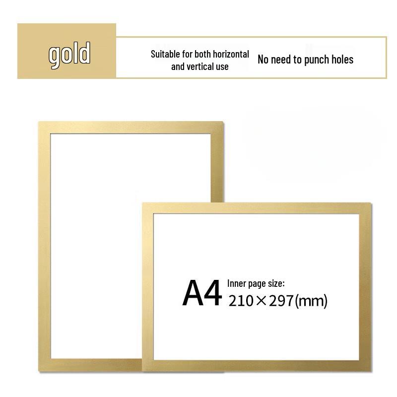 A4 Magnetic Display Folder and Card Holder