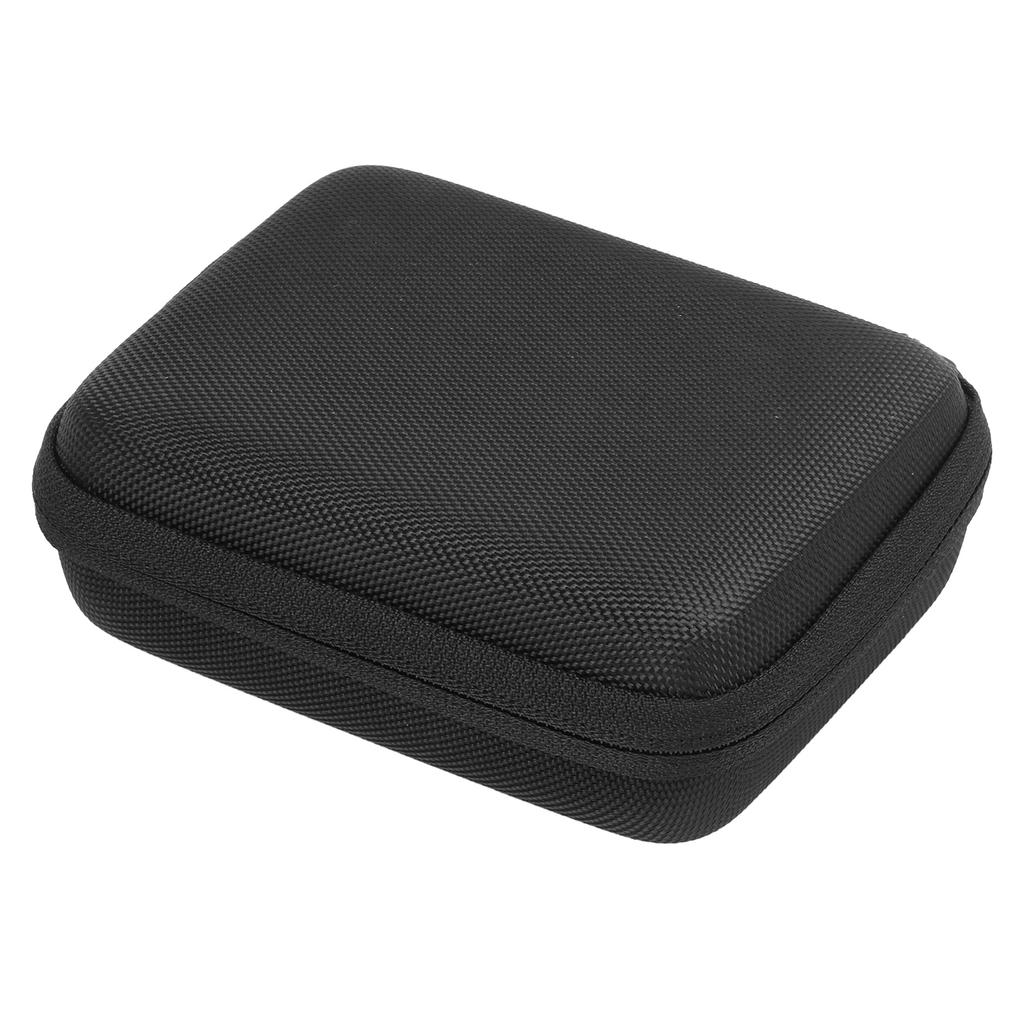 Guitar Pick Holder Case EVA Waterproof Picks Storage Bag for Capo Strings Shoulder StrapsBlack