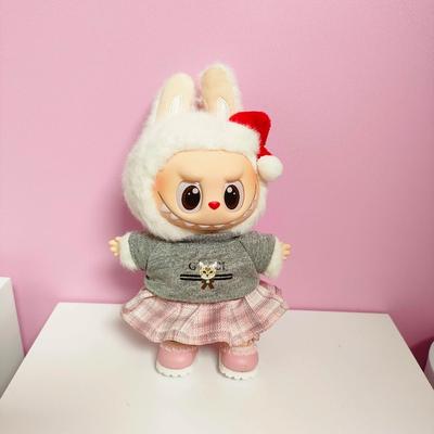 Doll Clothes for 15cm 17cm Labubu V1 V2 V3 Shirt Skirt  Set Doll Clothing Accessories