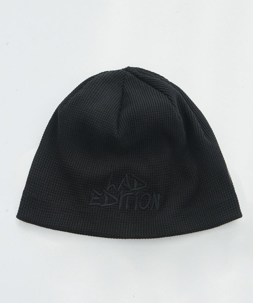 Ladeuedisyeon Waffle Logo Beanie_Black