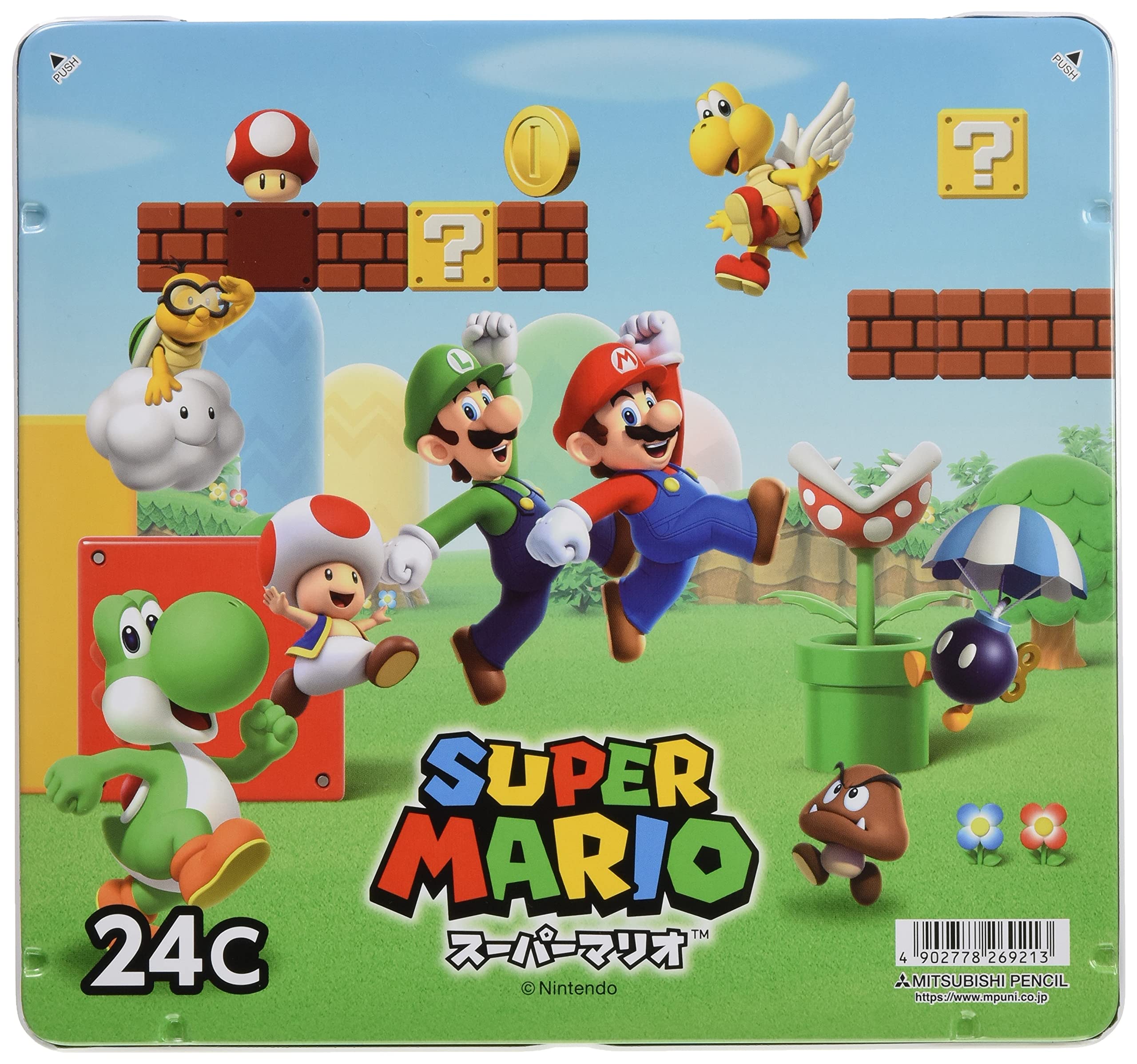 

Mitsubishi Pencil цветной карандаш Super Mario 880 24 цвета K88024CSMS5