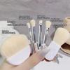 6 Stücke Mini Box Make-Up Pinsel Tragbare Kosmetik Powder Foundation Blush Blending Concealer Make-Up Pinsel Schönheit Make-Up-Tools