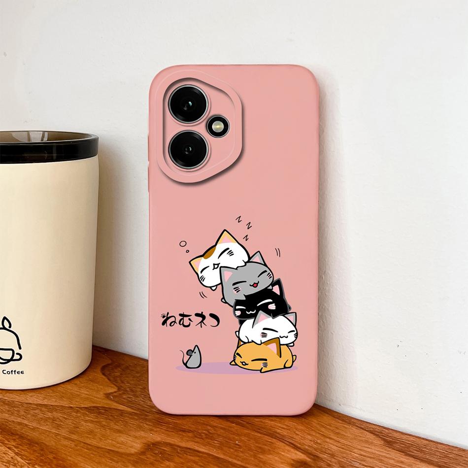 For Honor 400 Pro Phone Case Cute Astronaut Liquid Silicone Full Coverage Anti Drop Soft Back Shell For Honor400 5G Bumper Capa