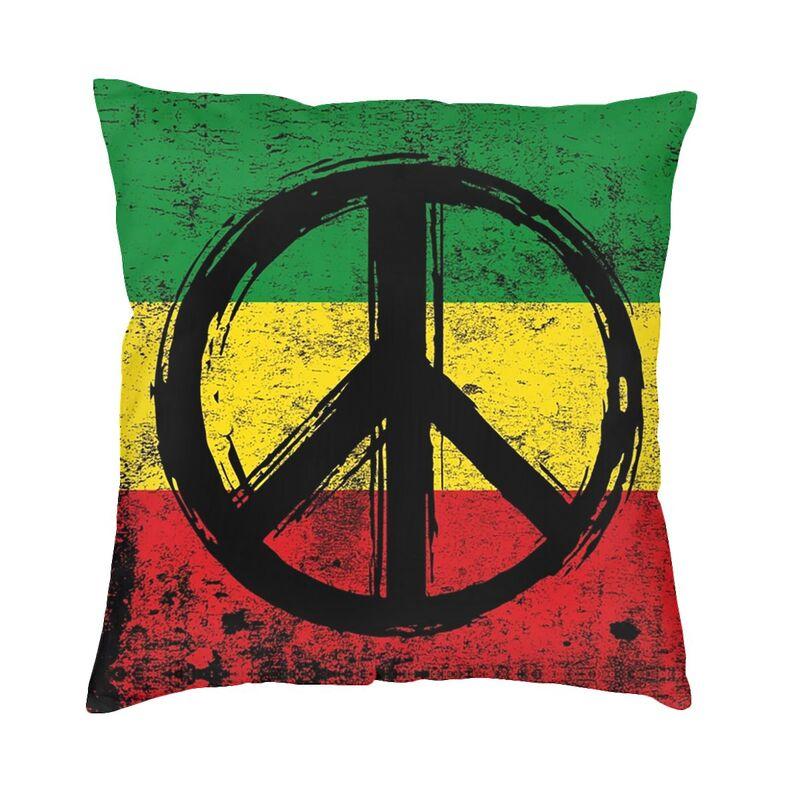 

Vibrant Lion Of Judah Reggae Rastafarian Flag Throw Pillow Cover Home Decorative 3D Two Side Print Cushion Cover for Living Room 30x30cm 12x12in