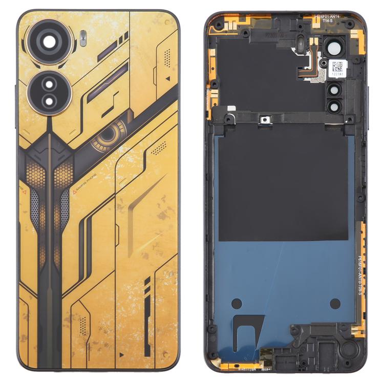 Pro ZTE nubia Neo 5G 8150N Plastový zadní kryt baterie se středním rámečkem / Kryt objektivu fotoaparátu
