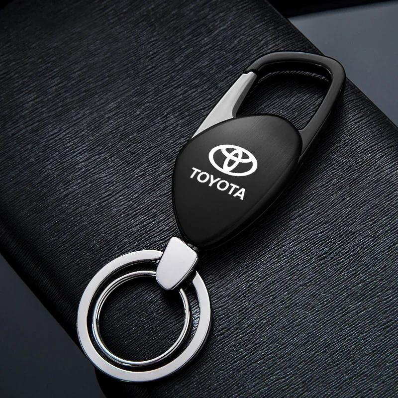 AMU1 Simple creative trendy keychain for men women waist keychain For Toyota C-hr Rav4 Hilux Prius Avensis Auris Corolla