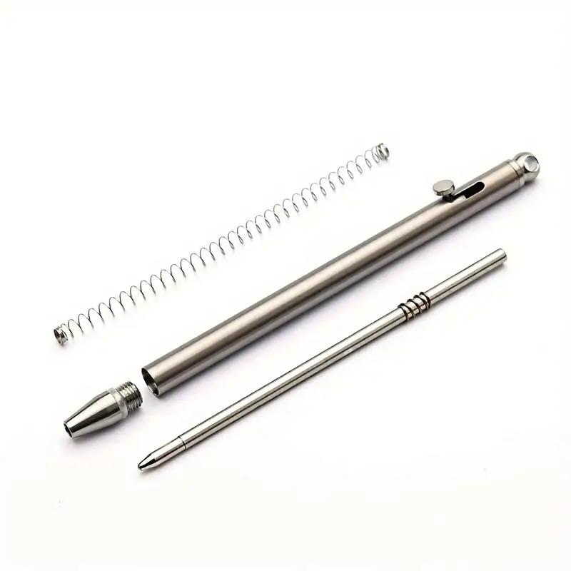 Mini Penna EDC Titanio da Esterno, Penna Firma Creativa Personalizzata in Lega di Titanio, Strumento di Scrittura Multifunzione Portatile