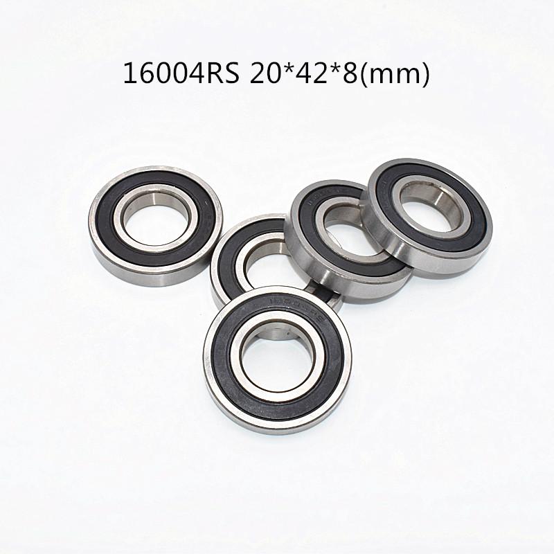 

16004RS 20*42*8(mm) rubber sealing type chrome steel 1Piece bearings