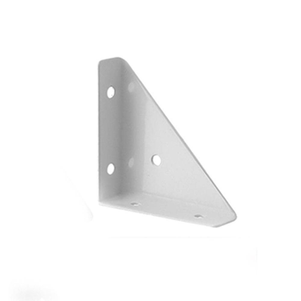 

12Pcs 90 Degree Furniture Corner Brace Thick Angle Code Triangle Corner Brackets Cabinet білий