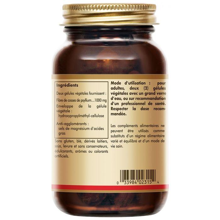 Solgar Psyllium 200 gélules végétales