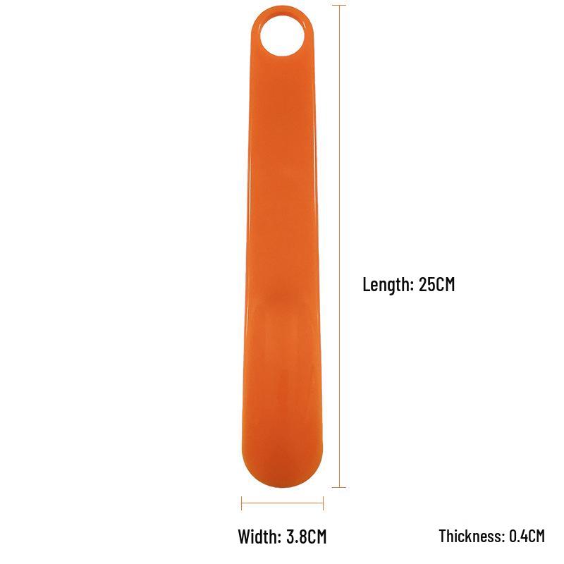 

Прочная многоцветная удлиненная ложка для обуви - Идеально подходит для примерок в обувном магазине оранжевый