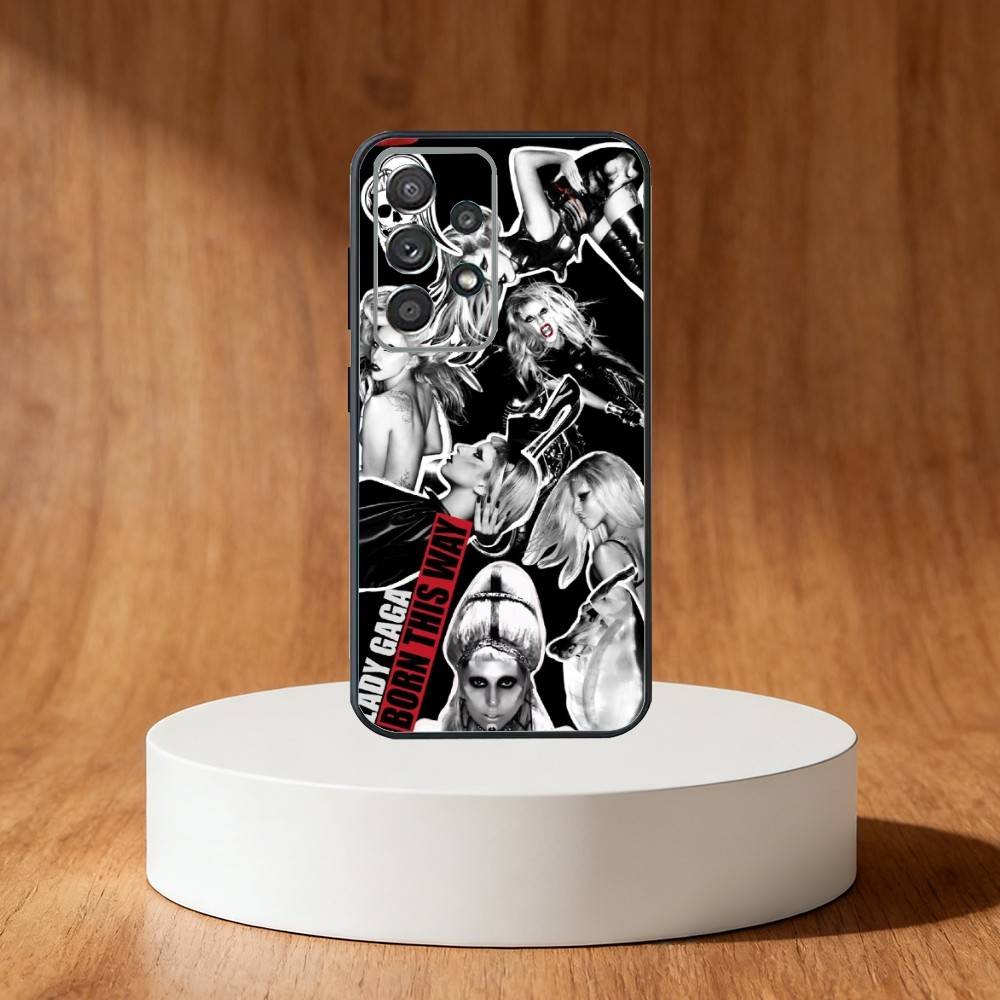 Singer lady gaga Phone Case For Samsung S25,S24,S21,S22,S23,S30,Ultra,S20,Plus,Fe,Note,10,9,5G Black Cover