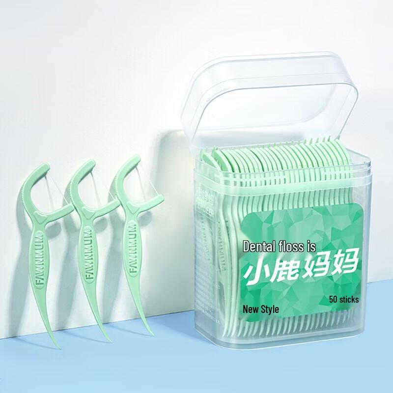 FAWNMUM Ultra-Fine Dental Floss Sticks