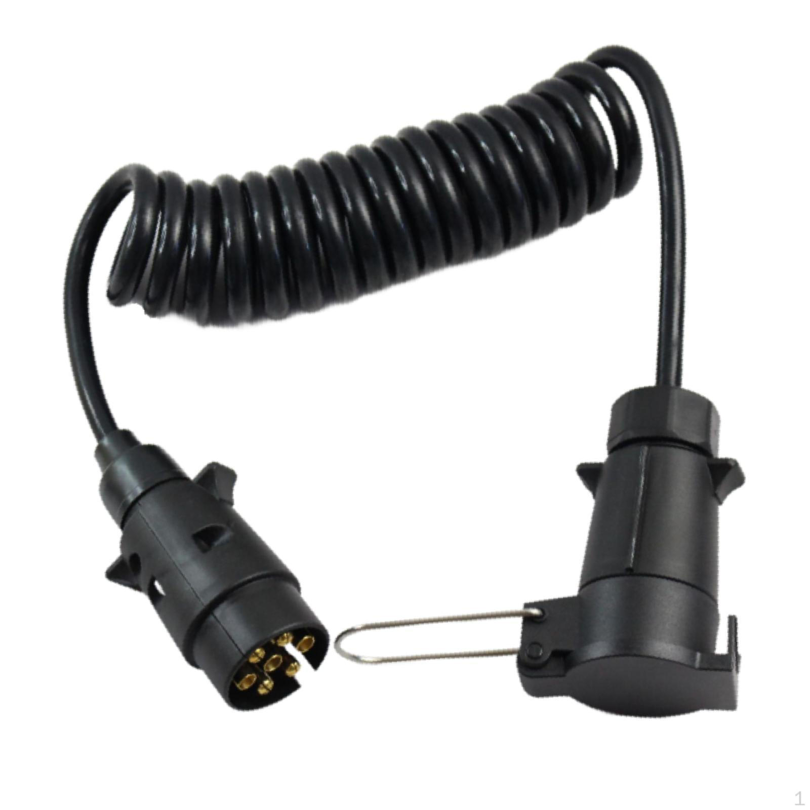 

Удлинительный кабель прицепа, 7-контактный, легко устанавливает проводку цепи буксировки муфт для фургона