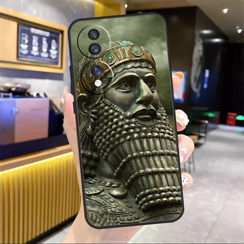 

Assyrian Statue lamassu Art For Honor Magic 8 7 6 5 Lite Case For Honor 200 400 Pro 50 70 90 X8c X8b X9a X9b X9c Win RT Honor 90 Lite