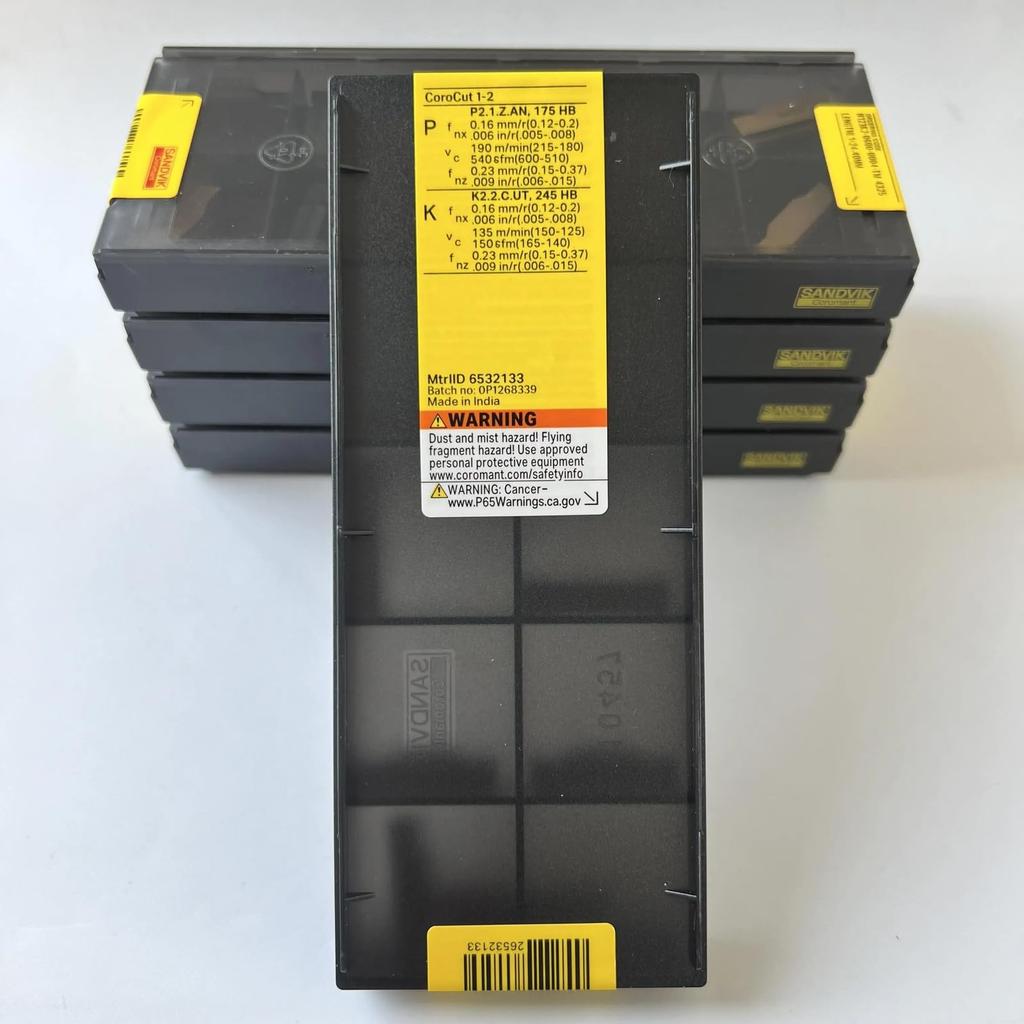 Original Sandvik / N123K2-0600-0004-TM 4325 /CNC CARBIDE tool blade 10 Pcs