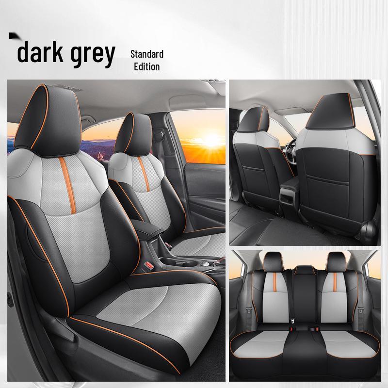 Avalon Universal Leder Autositzbezug für Vier Jahreszeiten - Vollständige Umhüllung, Fünf-Sitzkissen