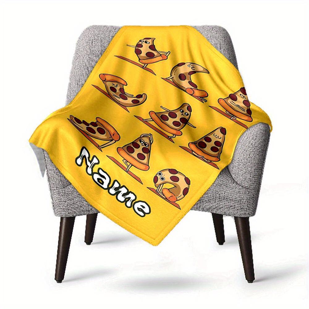 Pizza Yoga Home Blankets Comfortable Soft Lightweight Multiseasonal Blanket For Picnics Sofas Offices Beds Living Rooms Perfect Gift For Friends And