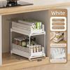 Plastic 2/3/4 Tiers Rolling Cart Space Saving Multi-Layer Storage Rack  Bathroom