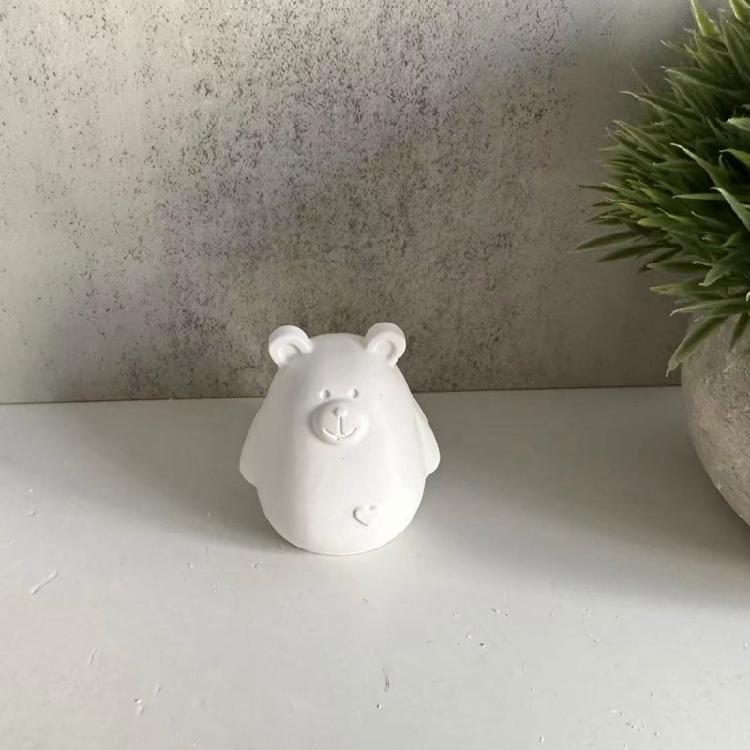 Bear Candle Mold Epoxy Resin Molds Aromatherapy Mold Animal Decorations Mould
