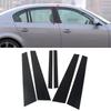 For BMW 5 Series E60 2004-10 Pillar Posts Door Piano Black Trim Decal Cover Kit