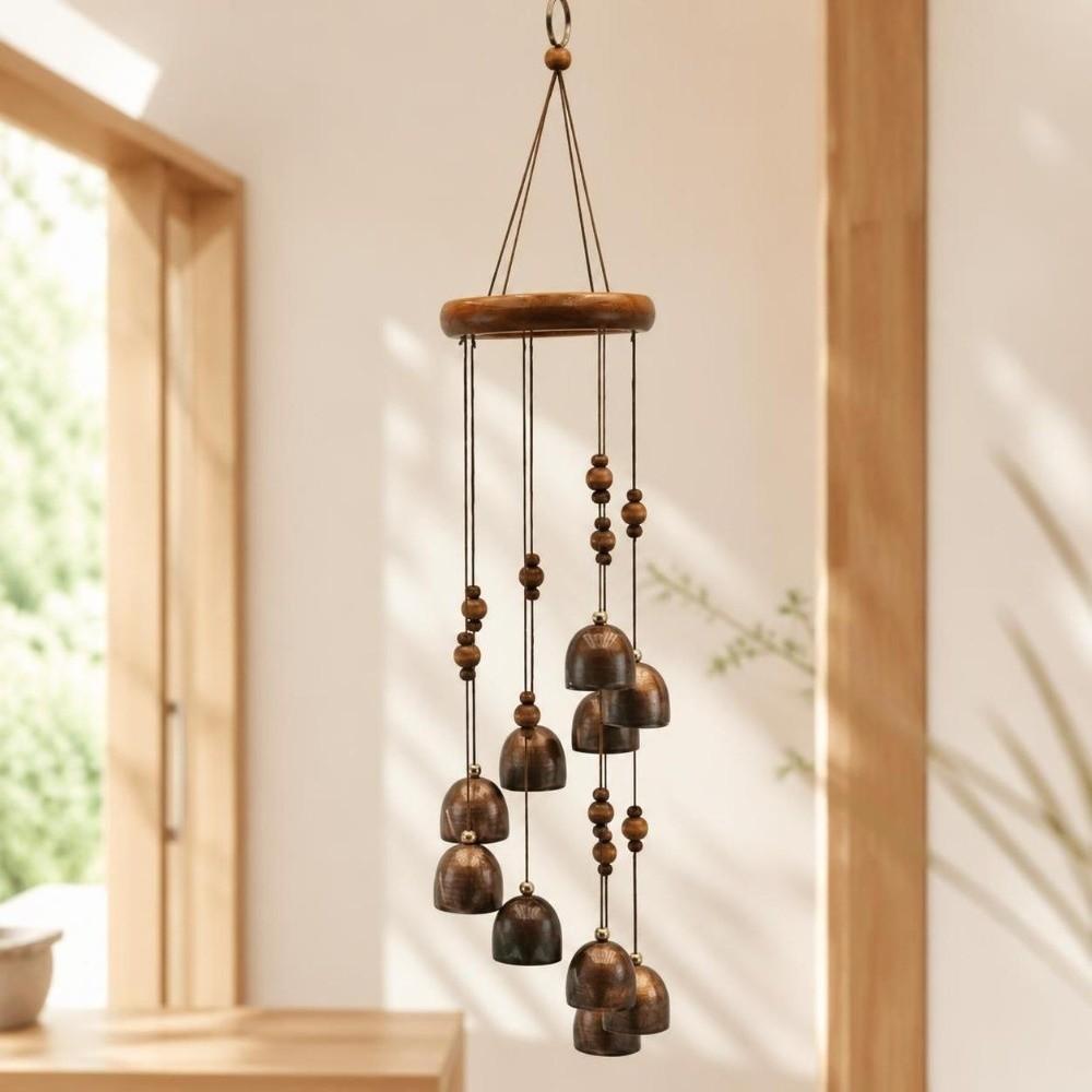 Metal Bell Metal Wind Chimes Garden Home Hanging Ornaments Wind Chime Pendant  Home Outdoor