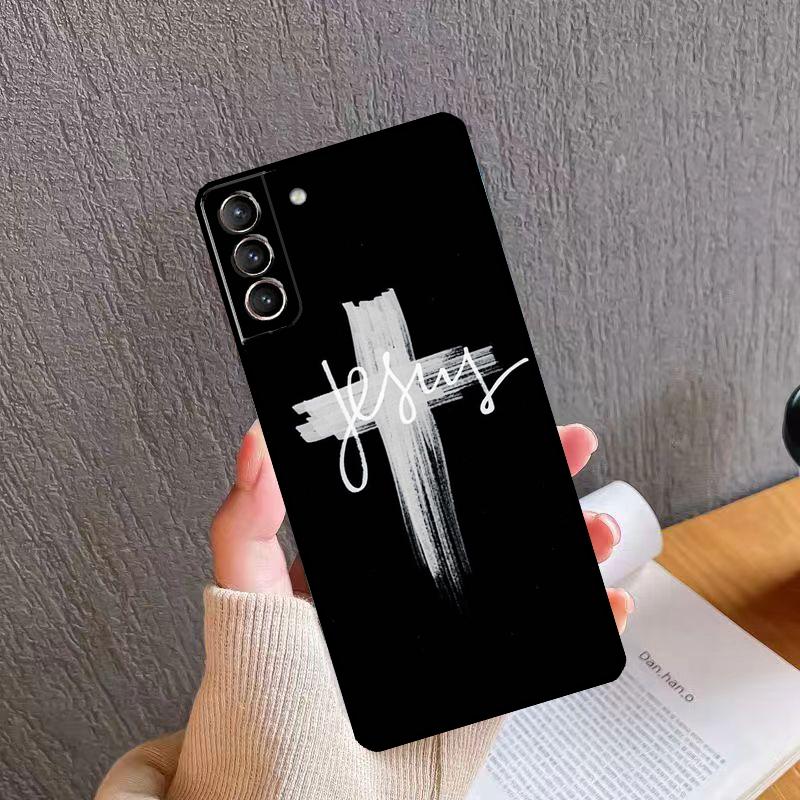 Verse of The Christian Bible Jesus Phone Case For Samsung Galaxy S25 S26 Ultra S20 S21 S22 S23 S24 Plus S10 S25 FE Back Cover
