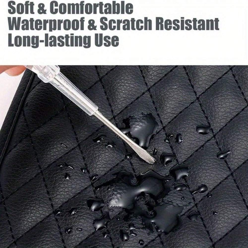 1pc Universal Armrest Box Cushion, Car Center Console Box Cover Protector - Waterproof & Scratch Resistant