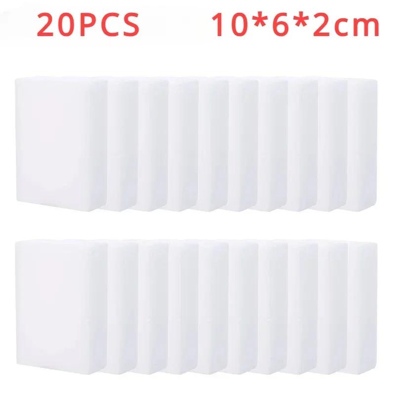 Household Cleaning Tools 2-20PCS White Magic Sponge Cleaner  Nano Melamine Cleaning Sponge for Dish Washing Kitchen Bathroom