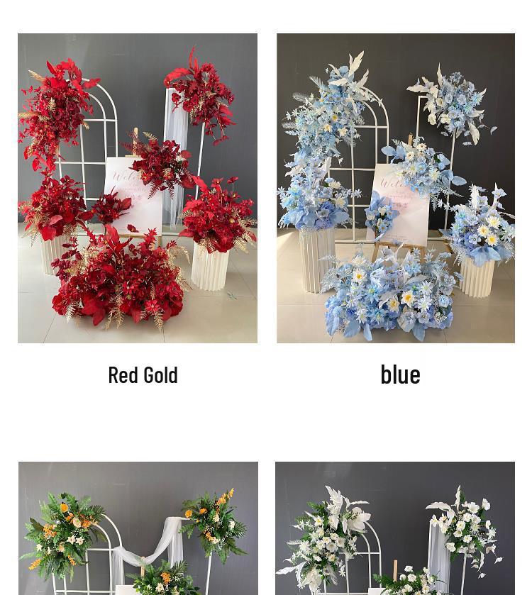 Artificial Wedding Venue Floral Decor for Aisle, Stage, and Reception