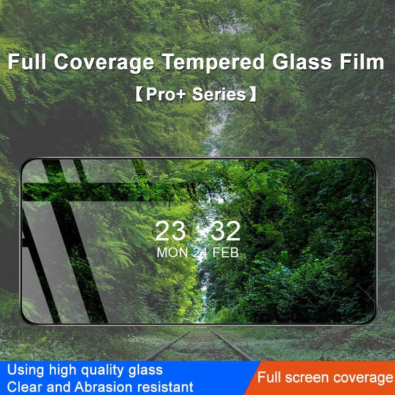 

IMAK Pro+ Series Full Screen Protector for Samsung Galaxy S22+ 5G/S23+,Explosion-proof Full Glue Sensitive Touch Tempered Glass Film Type A