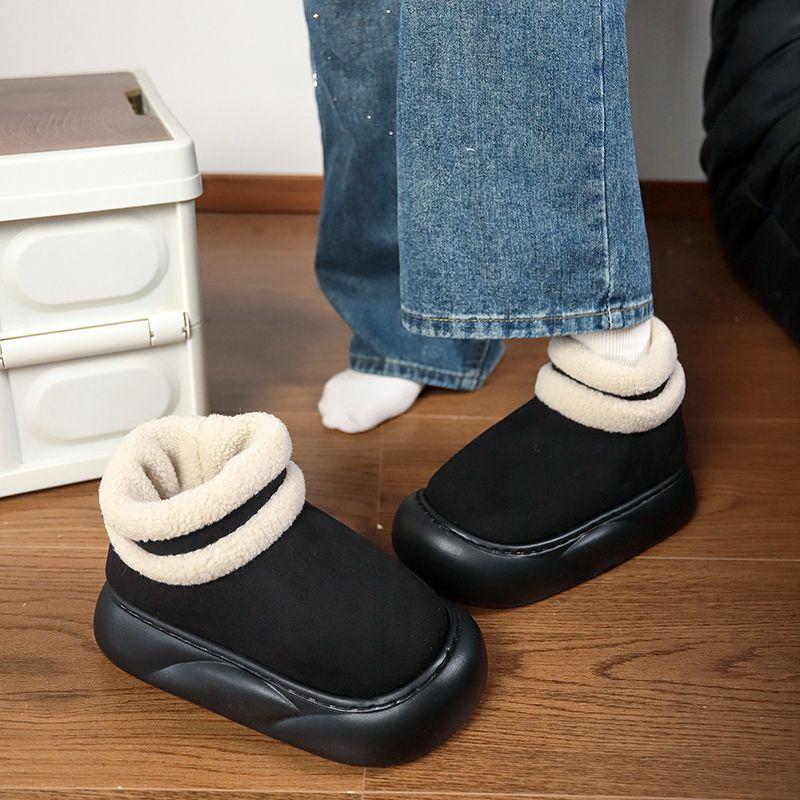 Cute Simple and Comfortable Snow Boots Women's Season Internet Celebrity Explosion Velvet Warm Short Boots Children