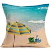 Summer Beach Outdoor Pillow Cover Decorative Tropical Coconut Tree Cushion Cover Home Decoration Garden Sofa