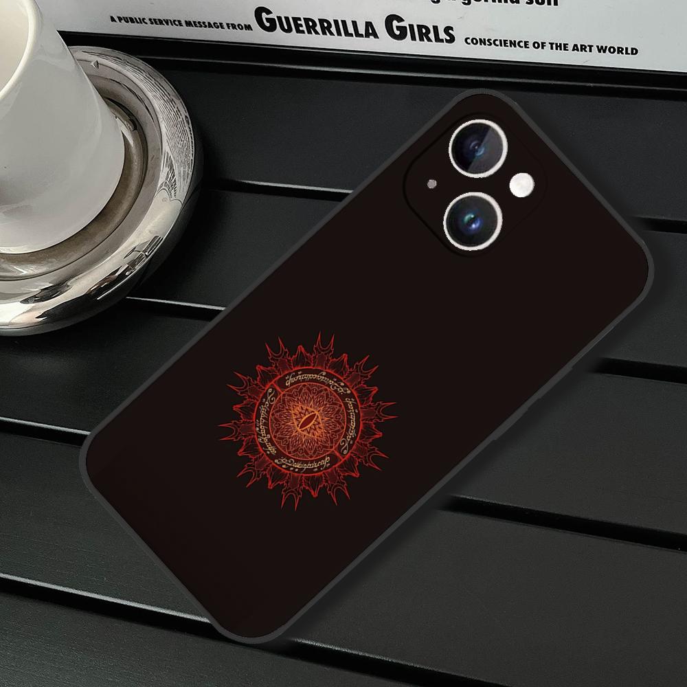 Movie The L-Lord R-Rings Phone Case For Iphone 16 15 11 13 14 Pro Max 7 8 Plus X Xr Xs Max 12mini Black Shell Cover Case