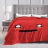 Drăguț Miata Face pătură de flanel calitate super moale amuzant desene animate lenjerie de pat pentru mașină aruncă iarnă picnic canapea scaun nou cuvertură de pat